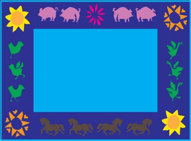 Picture of Animal Frame SVG File