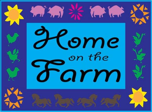 Picture of Home on the Farm SVG File