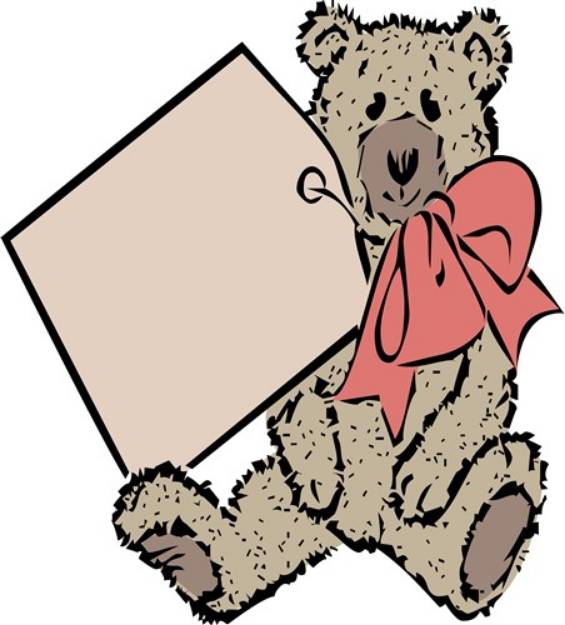 Picture of Bear Present SVG File
