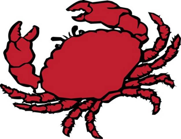 Picture of Red Crab SVG File