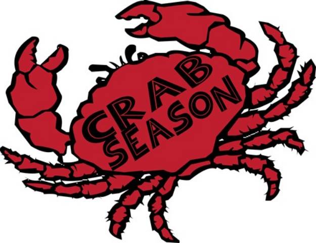 Picture of Crab Season SVG File