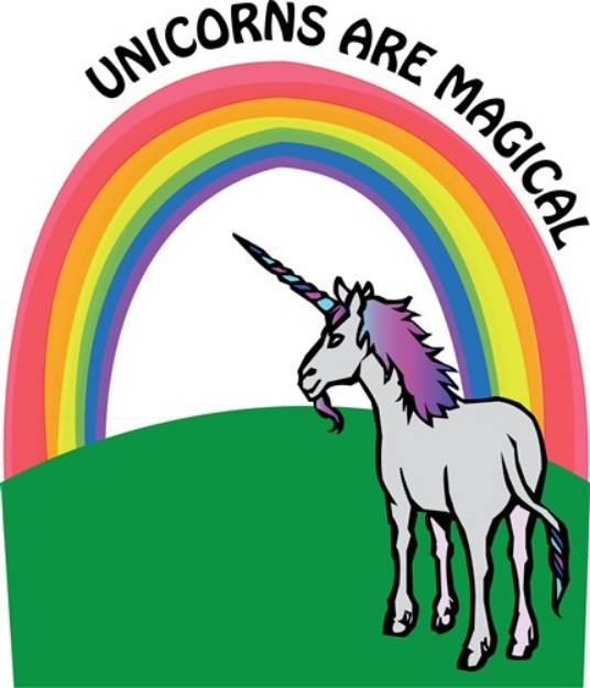 Picture of Unicorns are Magical SVG File