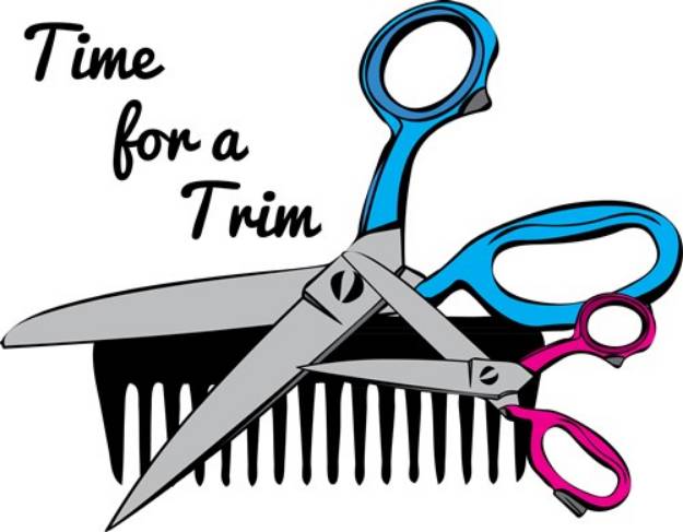 Picture of Time for a Trim SVG File