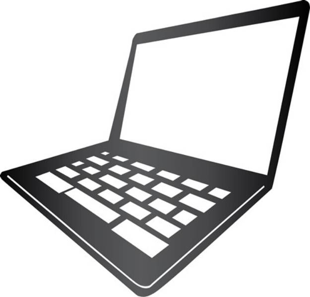 Picture of Mac Laptop SVG File