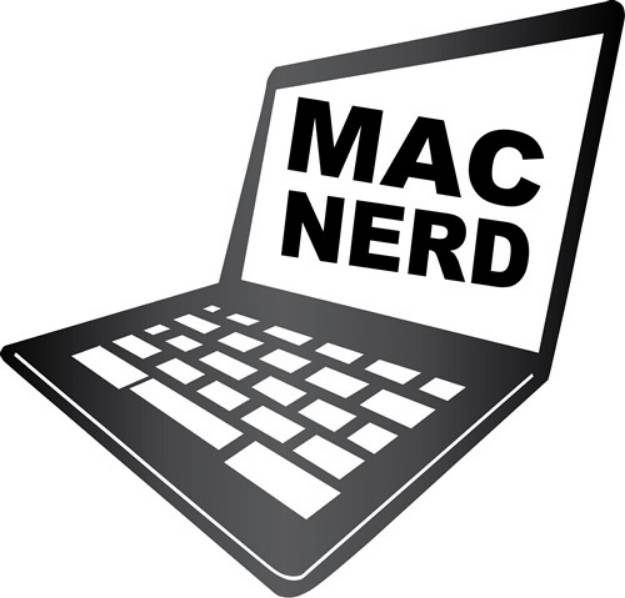 Picture of Mac Nerd SVG File