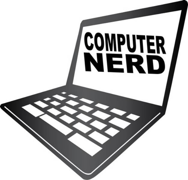 Picture of Computer Nerd SVG File