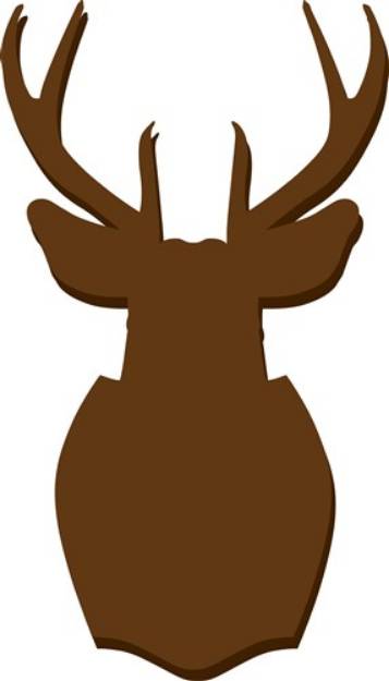 Picture of Hunting Trophy Silhouette SVG File