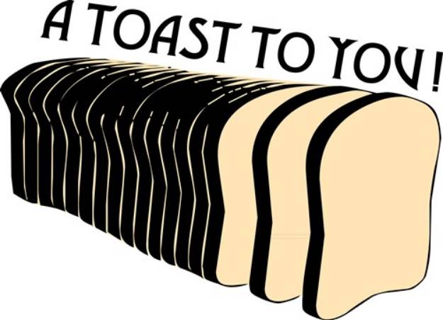 Picture of A Toast to You SVG File