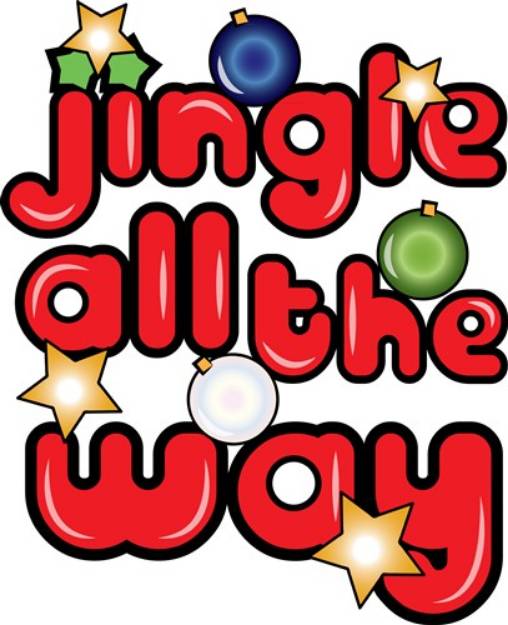 Picture of Jingle All The Way SVG File