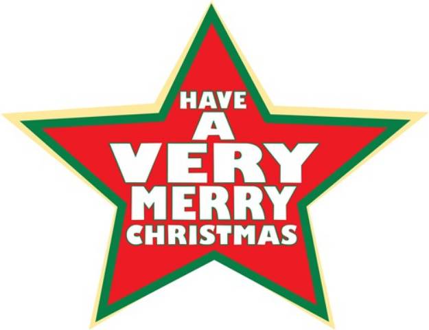 Picture of Very Merry Christmas SVG File