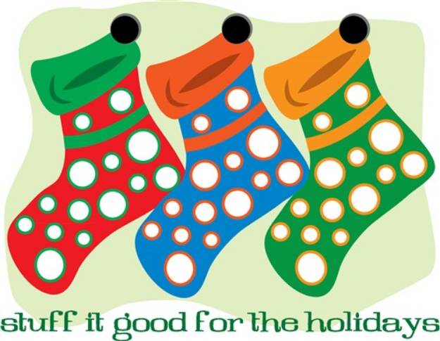 Picture of Stuff Stockings SVG File