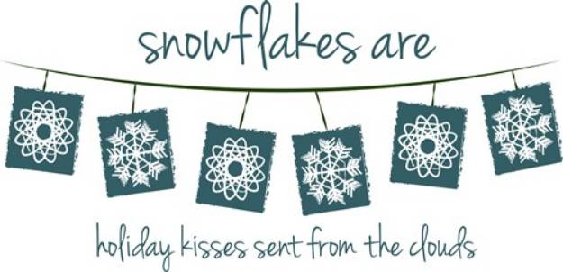 Picture of Holiday Snowflakes SVG File