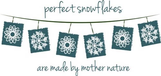 Picture of Perfect Snowflakes SVG File