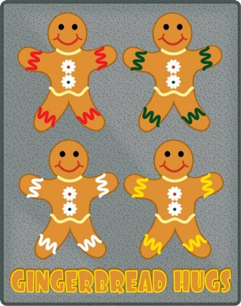 Picture of Gingerbread Hugs SVG File