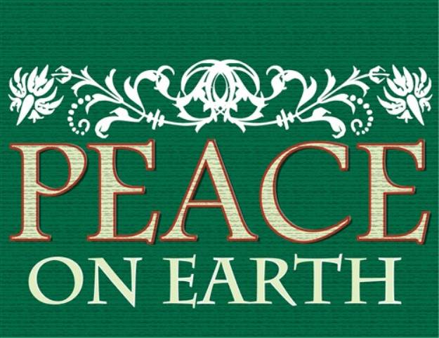 Picture of Peace On Earth SVG File