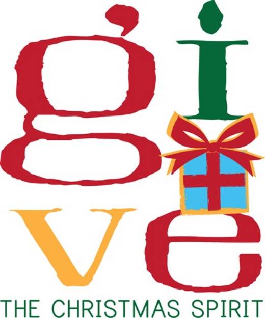 Picture of Christmas Spirit SVG File