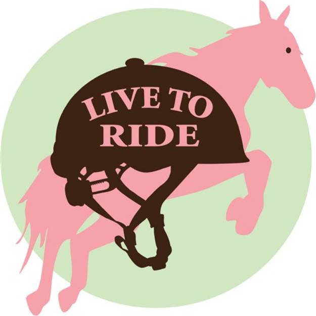 Picture of Live To Ride SVG File