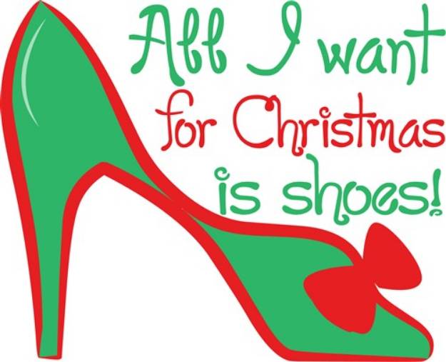 Picture of I Want Shoes SVG File
