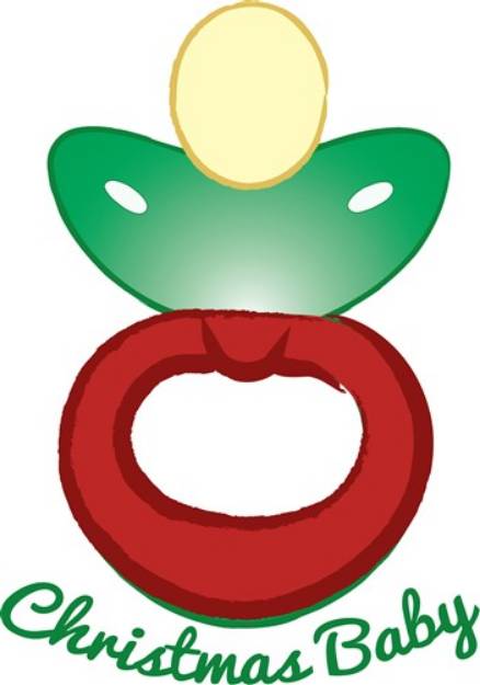 Picture of Christmas Baby SVG File