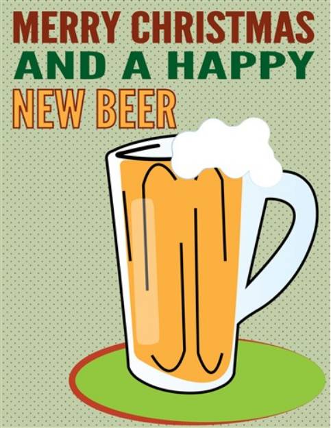 Picture of Happy New Beer SVG File