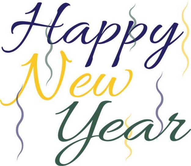 Picture of Happy New Year SVG File