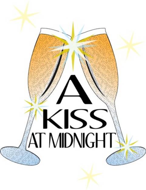 Picture of Kiss At Midnight SVG File