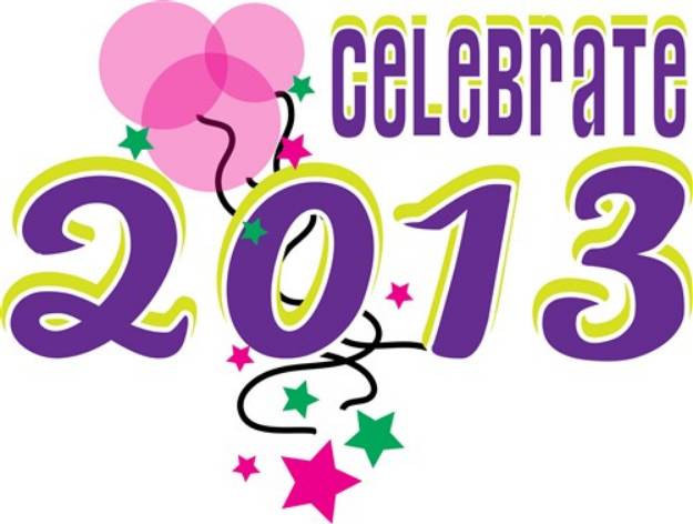 Picture of Celebrate 2013 SVG File