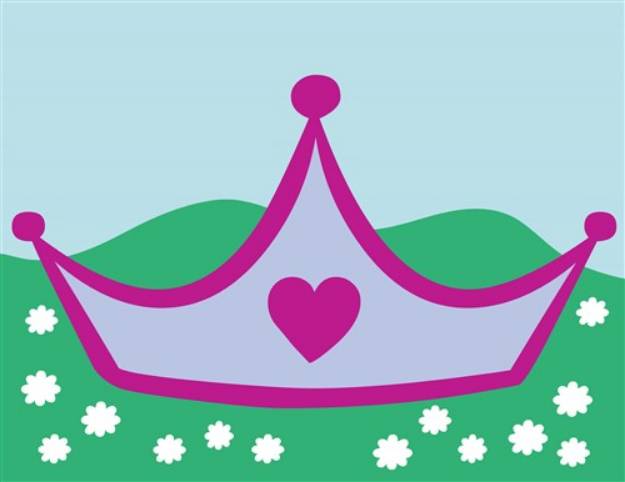 Picture of Princess Crown SVG File