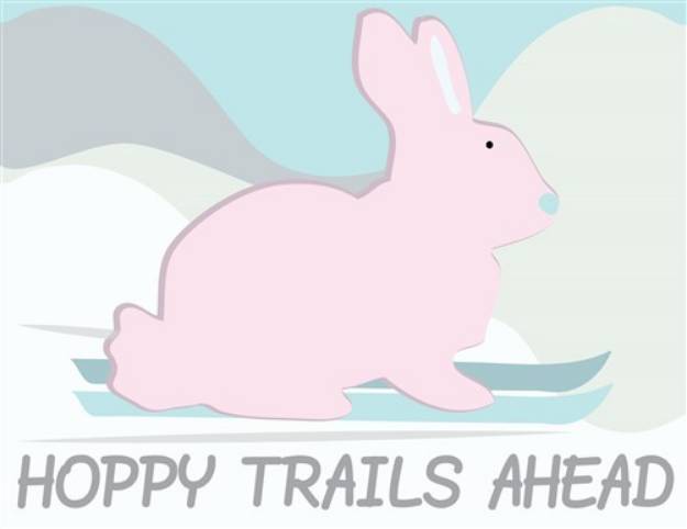 Picture of Hoppy Trails SVG File