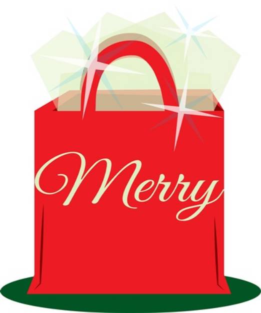 Picture of Christmas Bag SVG File