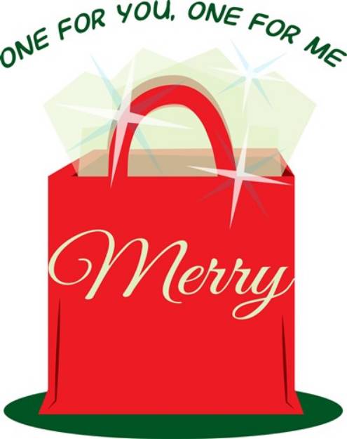 Picture of Holiday Shopping SVG File