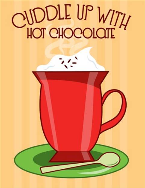 Picture of Hot Chocolate Mug SVG File