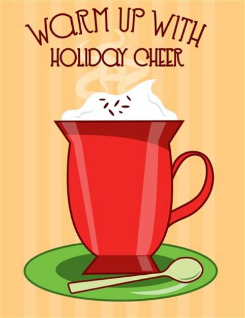 Picture of Holiday Drink SVG File