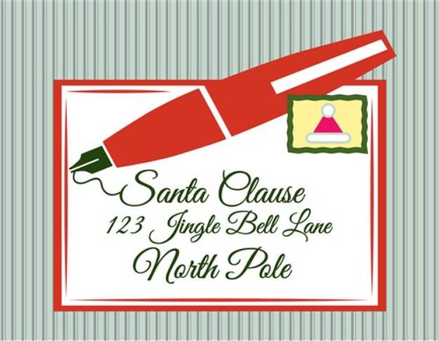Picture of Letter To Santa SVG File