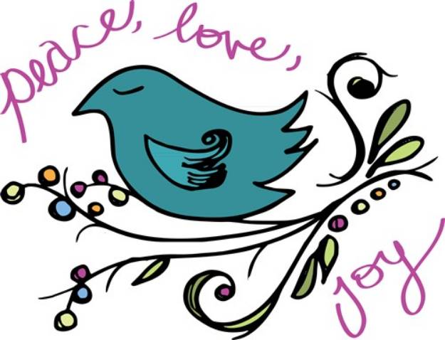 Picture of Peace Bird SVG File