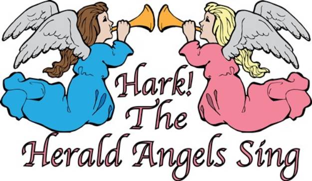 Picture of Herald Angels SVG File