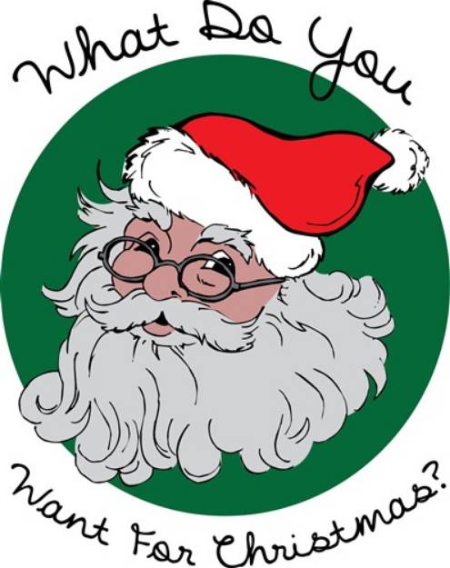 Picture of Christmas List SVG File