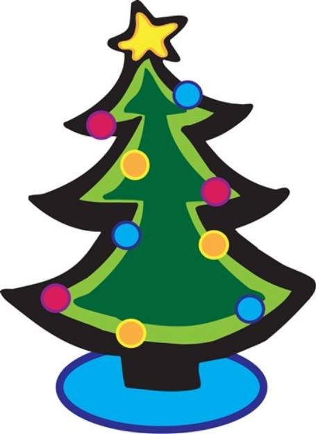 Picture of Holiday Tree SVG File