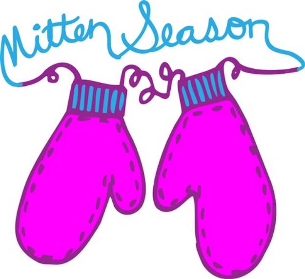 Picture of Mitten Season SVG File