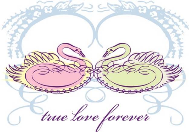 Picture of True Love Forever SVG File