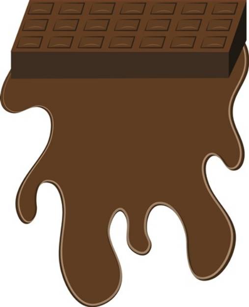 Picture of Chocolate Bar Base SVG File
