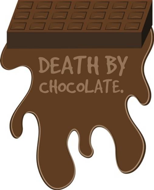 Picture of Death By Chocolate SVG File