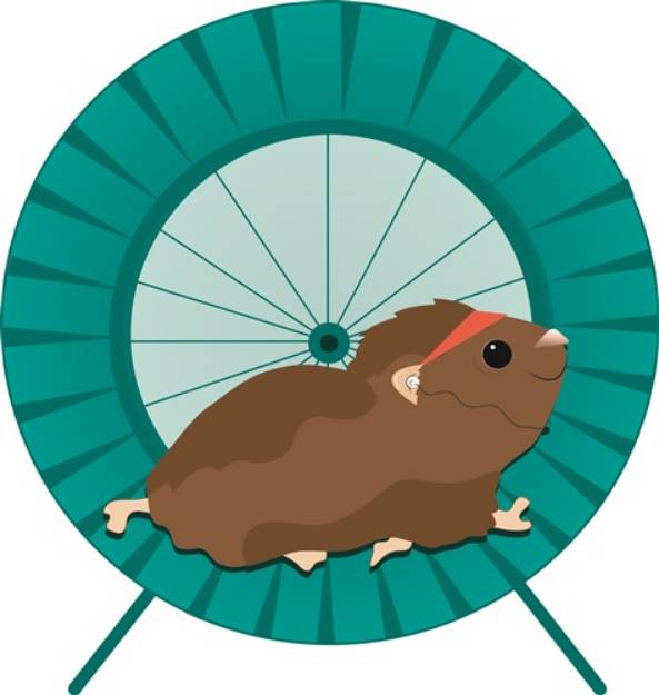 Picture of Hamster Treadmill SVG File