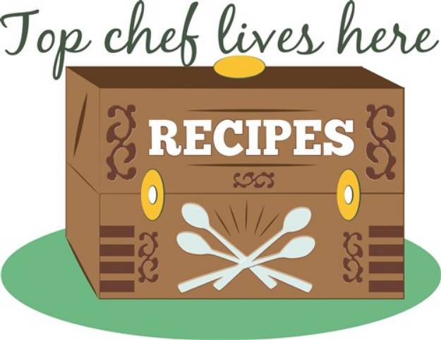 Picture of Top Chef Lives Here SVG File