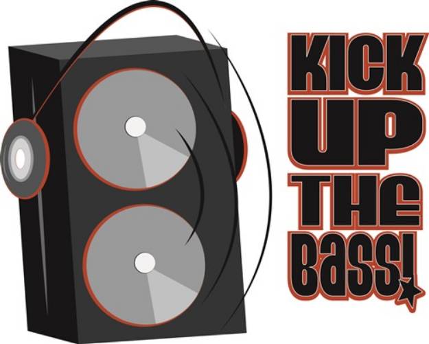 Picture of Kick Up The Bass SVG File
