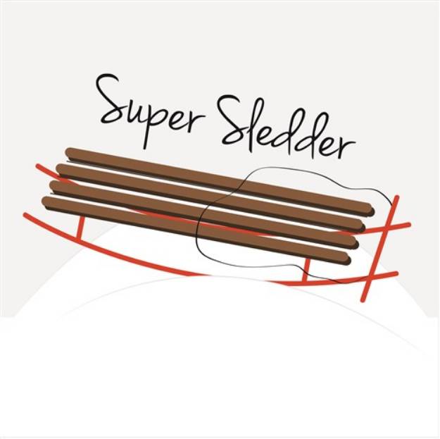 Picture of Super Sledder SVG File