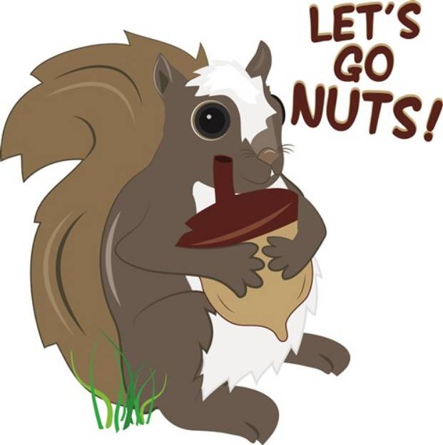 Picture of Lets Go Nuts! SVG File