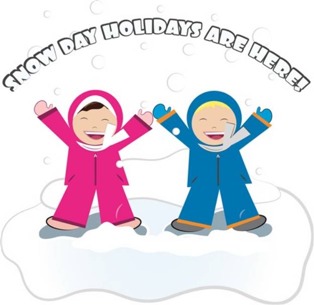 Picture of Snow Day Holidays SVG File