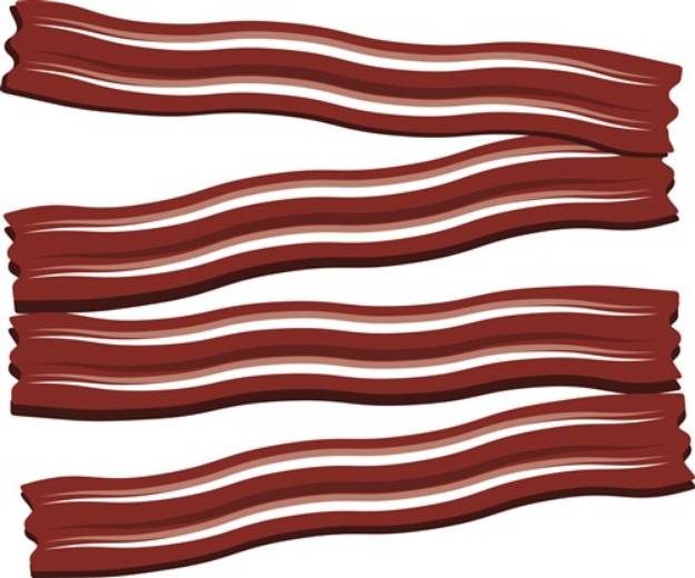 Picture of Bacon Strips SVG File