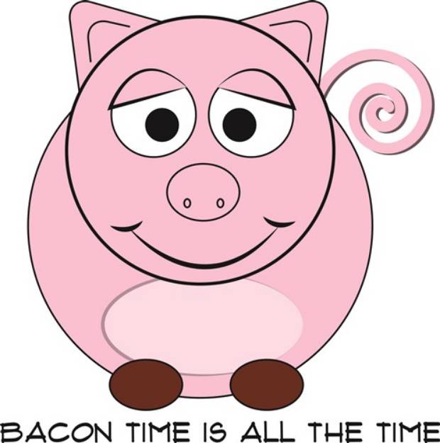 Picture of Bacon Time SVG File